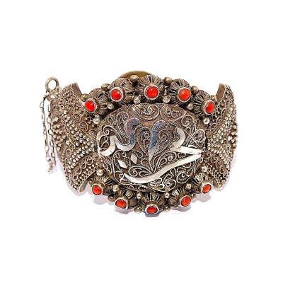 Ethnic Bracelet In Silver 20th.