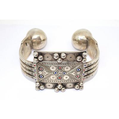 Ethnic Bracelet In Silver 20th.