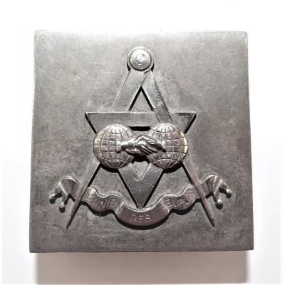 Freemasonry "l'union Des Peuples" Early 20th Century
