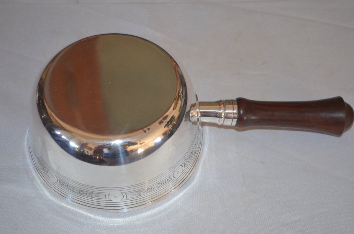 Saucepan In Sterling Silver 19th Century-photo-2