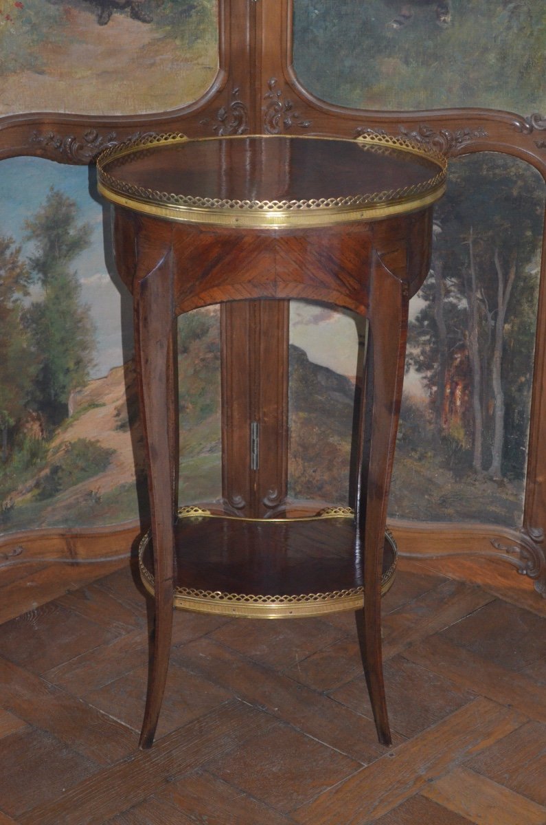 Table De Salon En Bois De Rose époque 18eme Siècle-photo-4