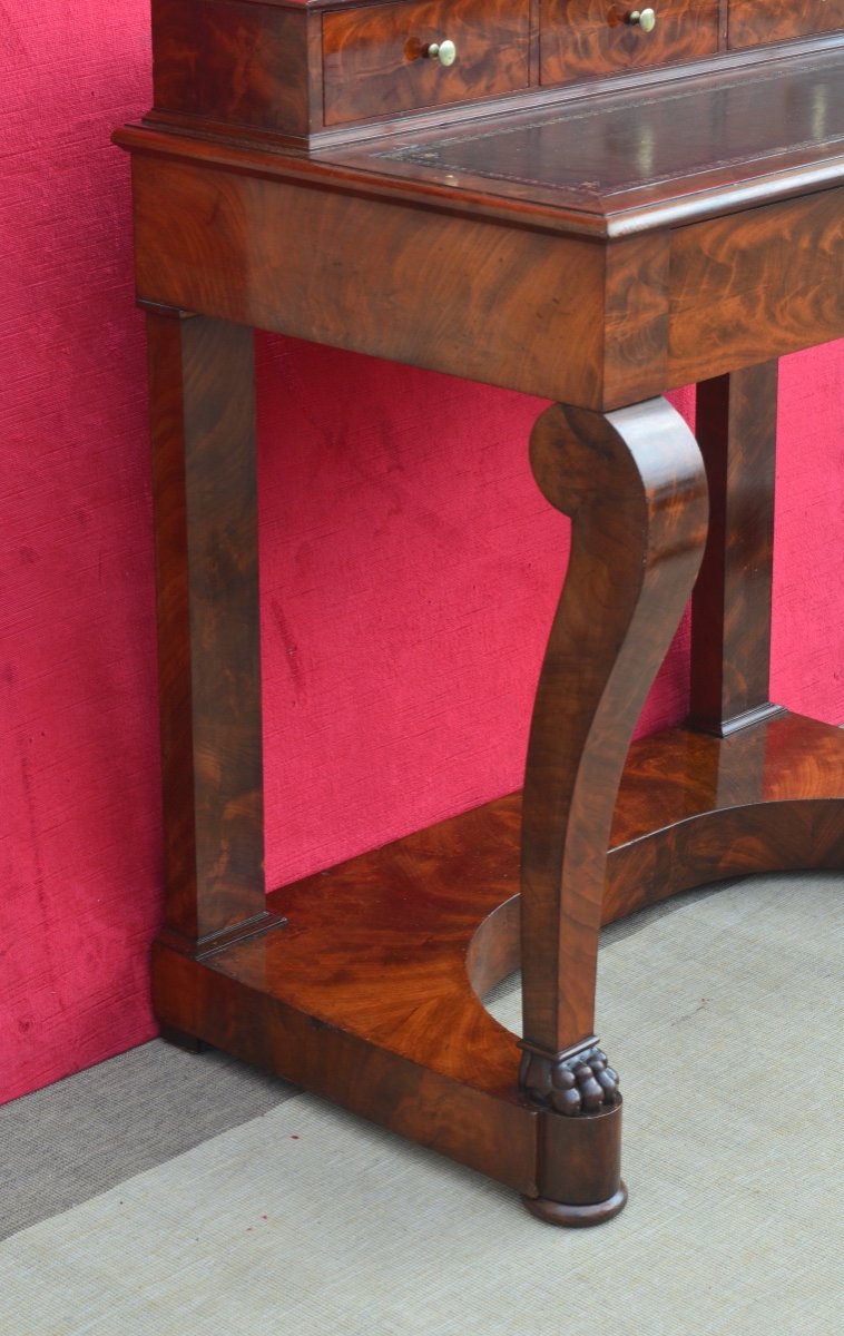 Empire Period Mahogany Tiered Desk-photo-4