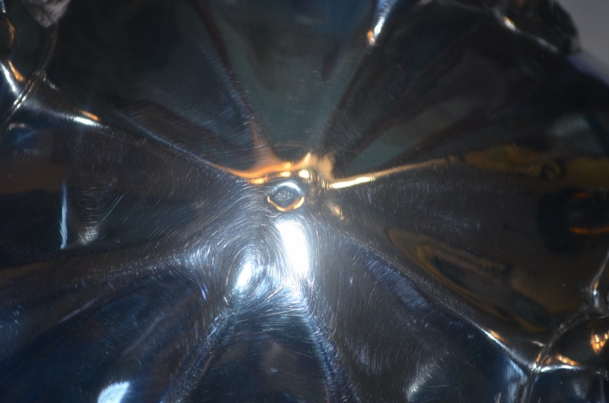 Large Sugar Bowl In Sterling Silver 19th Century-photo-5