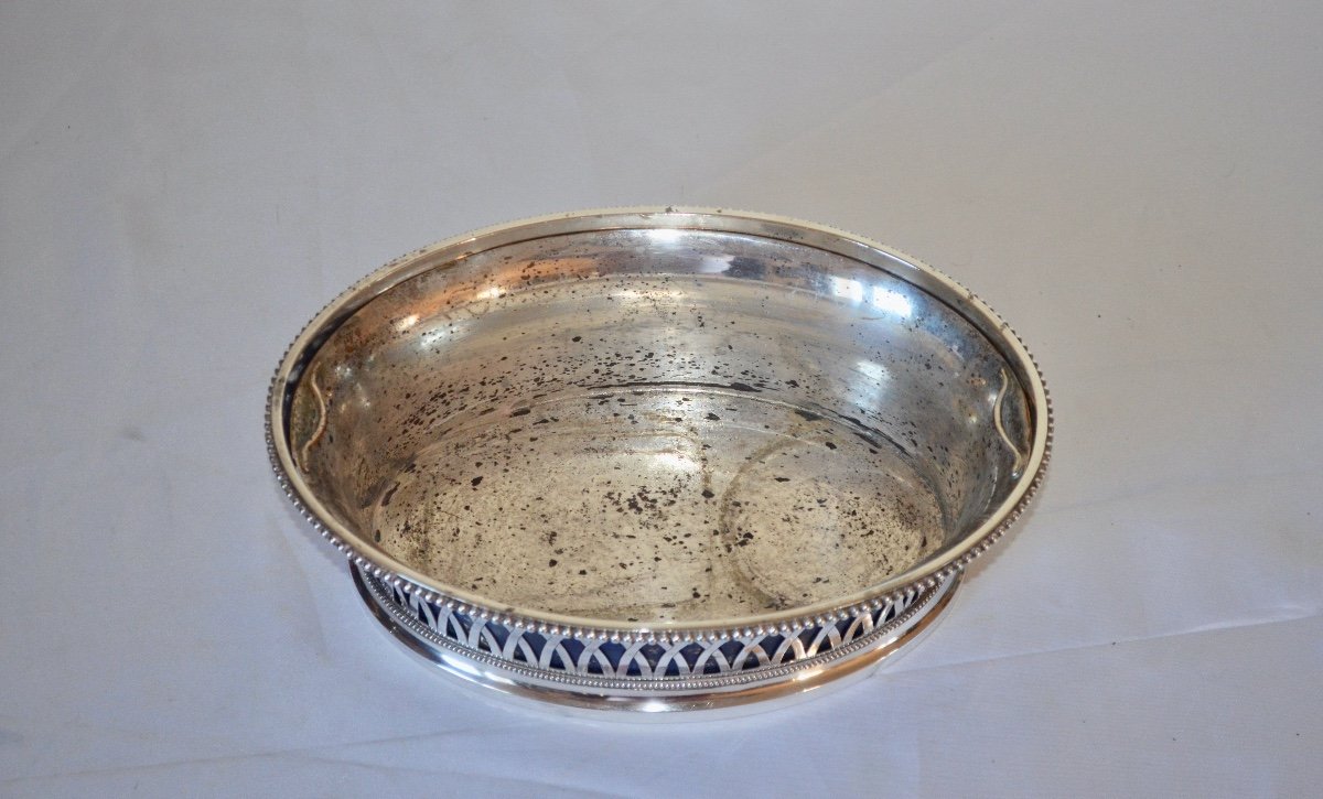 Table Planter In Sterling Silver Late 19th Century-photo-1