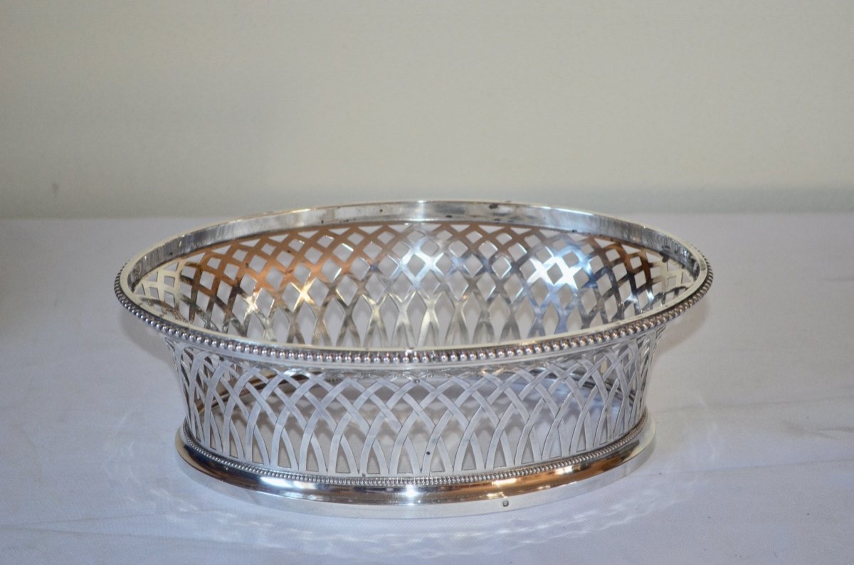 Table Planter In Sterling Silver Late 19th Century-photo-2