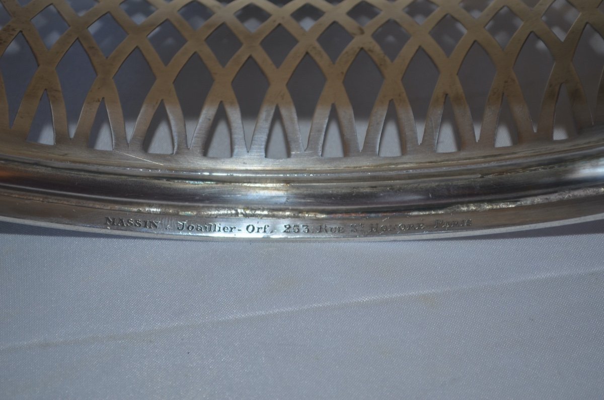 Table Planter In Sterling Silver Late 19th Century-photo-4