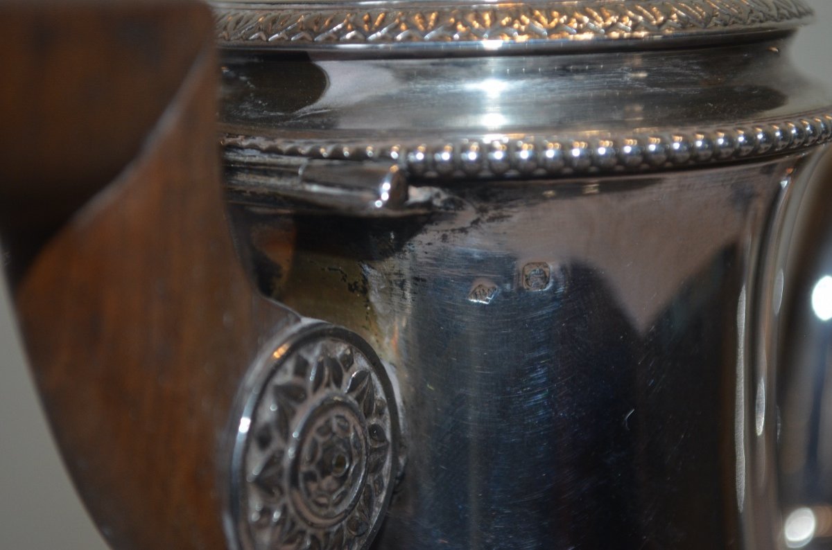 Tea And Coffee Service In Sterling Silver 19th Century-photo-5