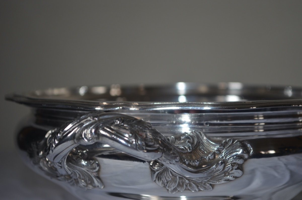 Vegetable Dish In Sterling Silver Late 19th Century By Edmond Tetard-photo-6