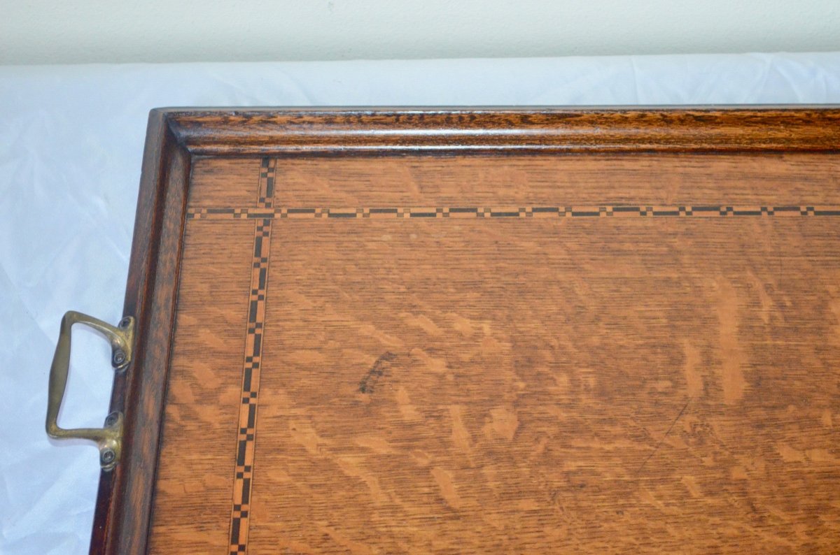 Art Nouveau Period Serving Tray-photo-3