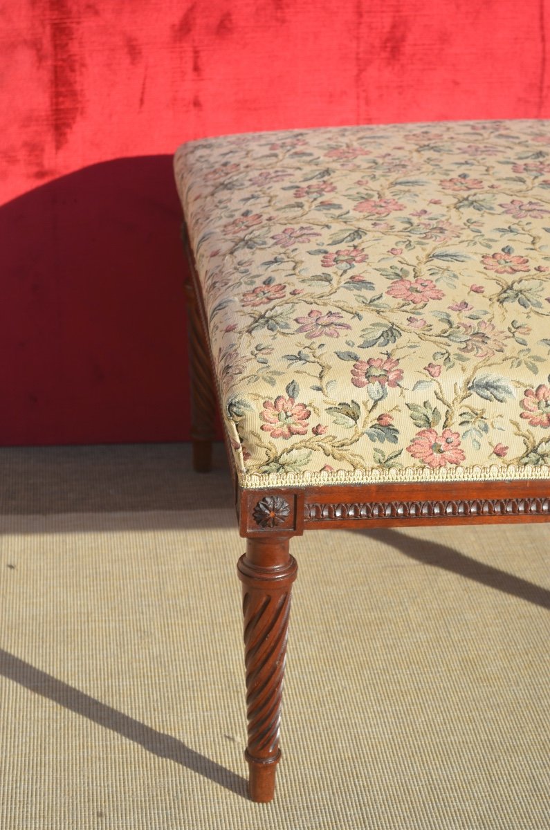 Mahogany Stool Early 19th Century-photo-3