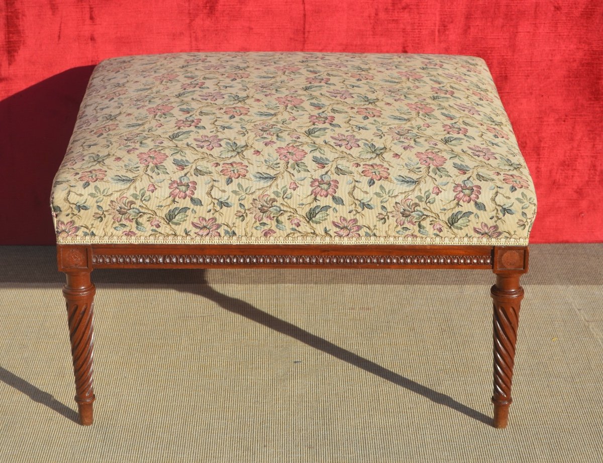 Mahogany Stool Early 19th Century-photo-5