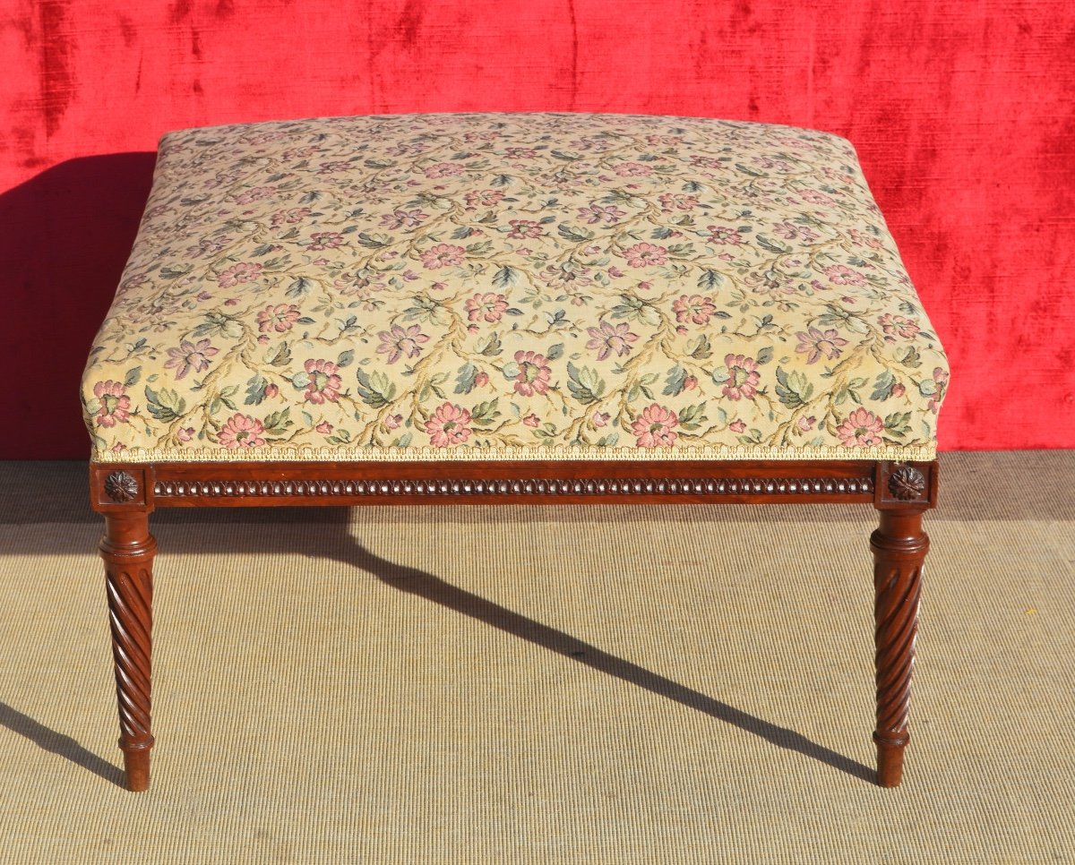 Mahogany Stool Early 19th Century-photo-6
