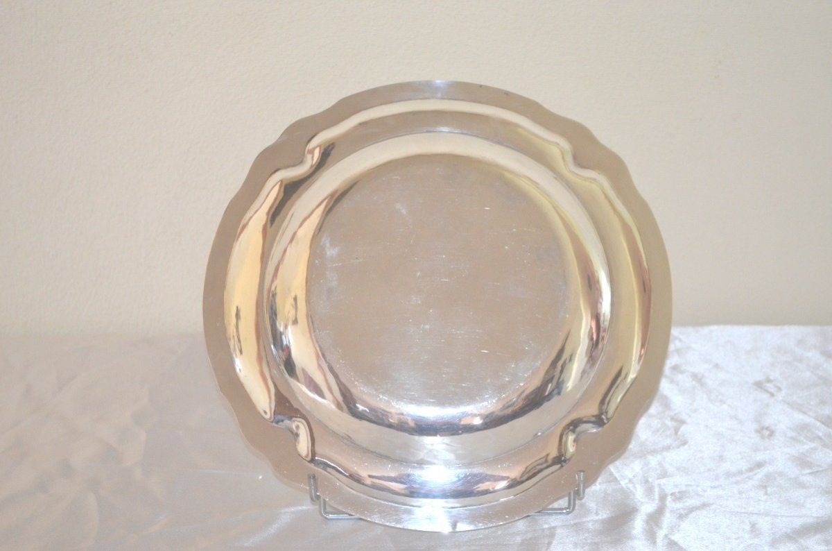 Round Hollow Dish In Sterling Silver By Emile Puiforcat-photo-5