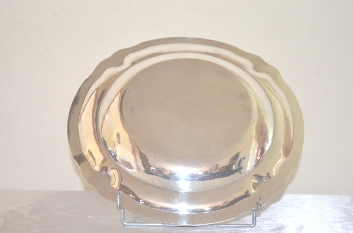 Round Hollow Dish In Sterling Silver By Emile Puiforcat-photo-6