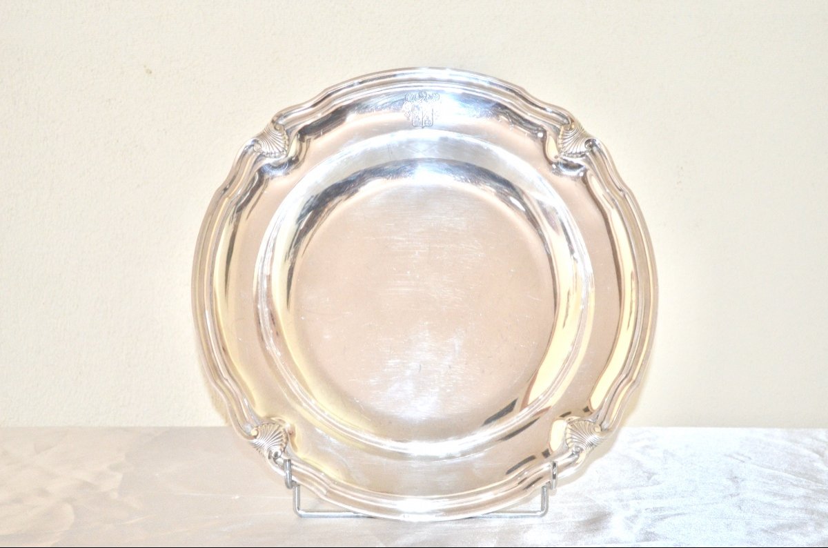 Round Hollow Dish In Sterling Silver By Emile Puiforcat