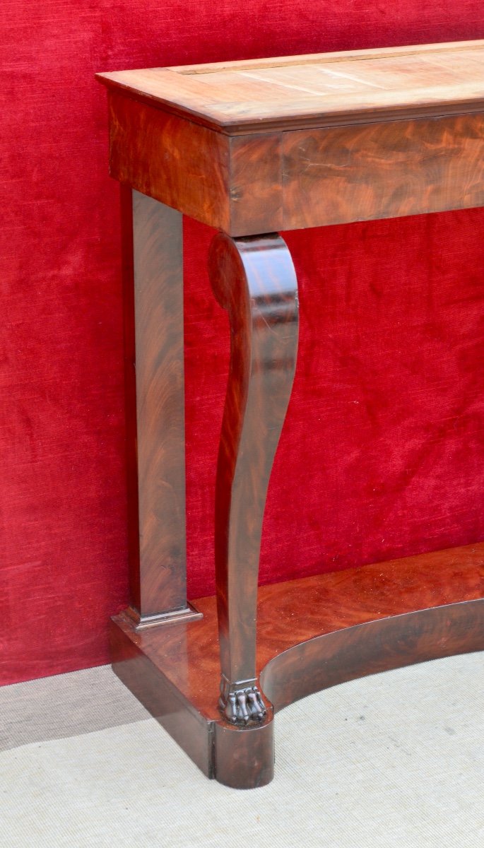 Empire Period Mahogany Console-photo-4
