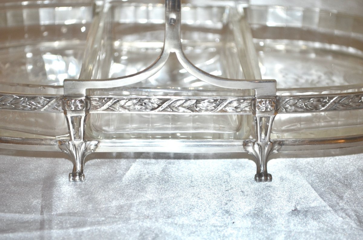 Table Servant In Sterling Silver And Crystal From Lapar-photo-2