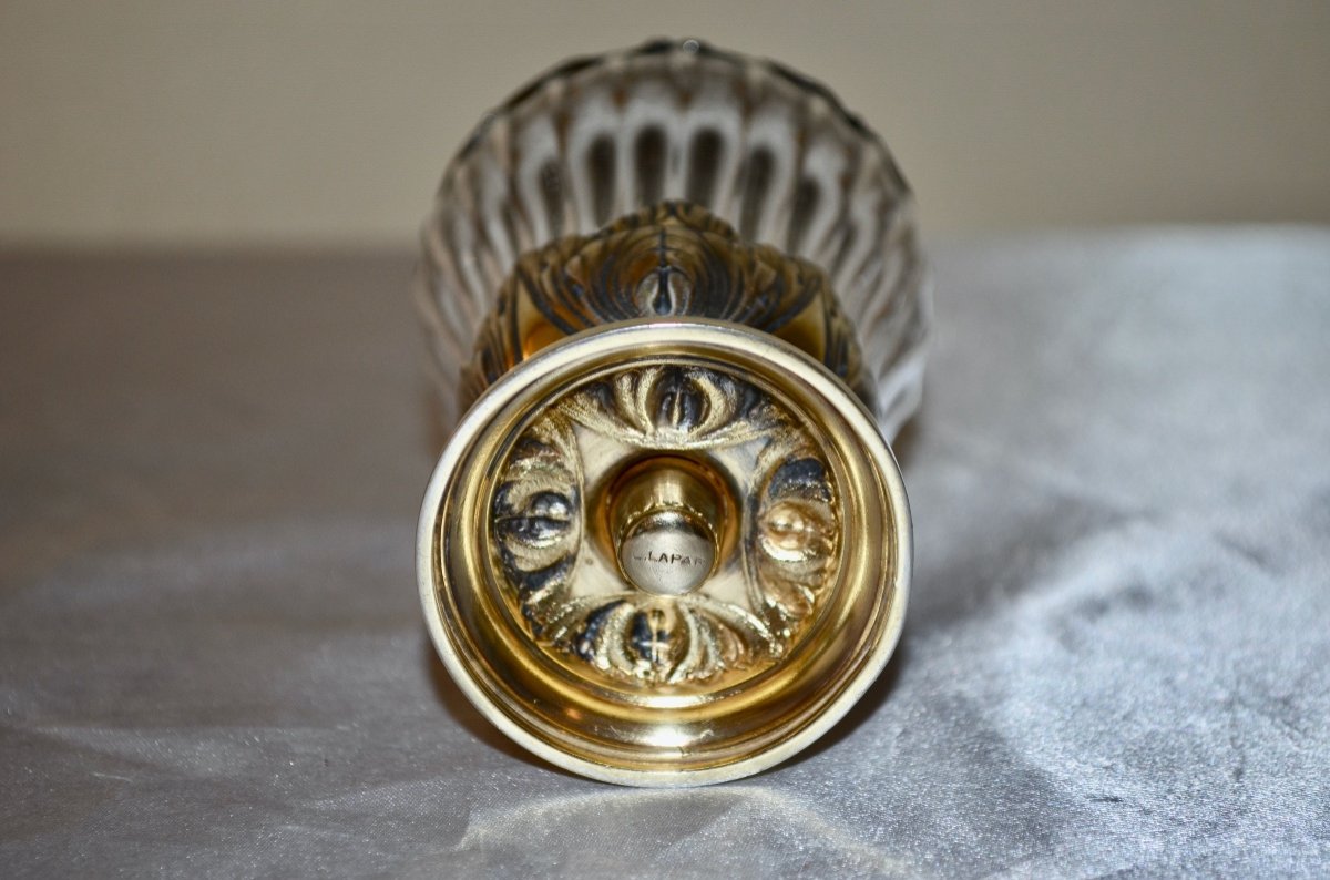 Saupoudreuse En Vermeil Et Cristal Par Lapar-photo-4