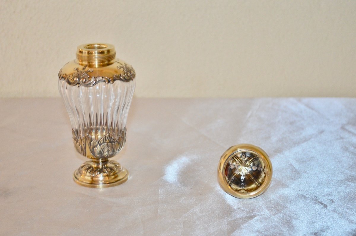 Saupoudreuse En Vermeil Et Cristal Par Lapar-photo-7