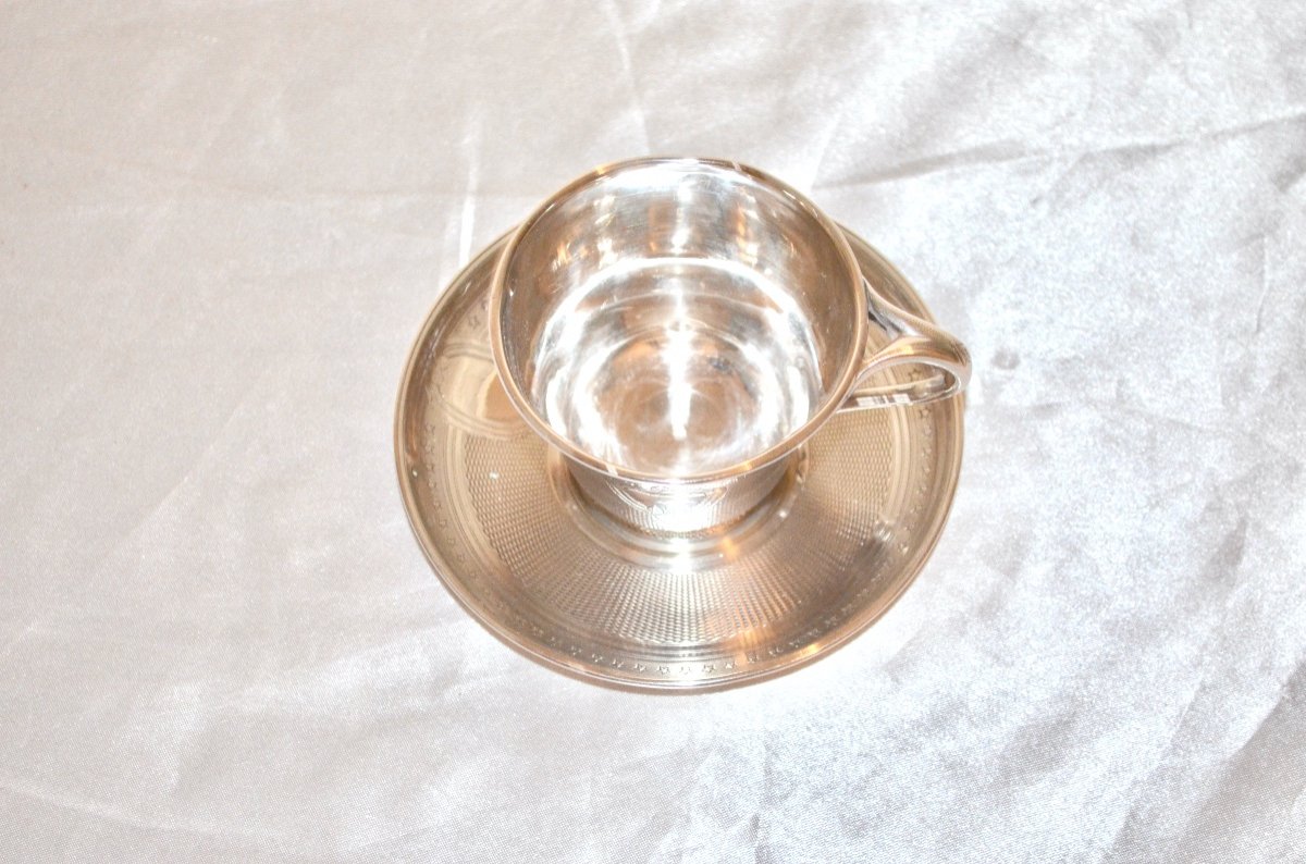 Coffee Cup In Sterling Silver 19th Century-photo-3