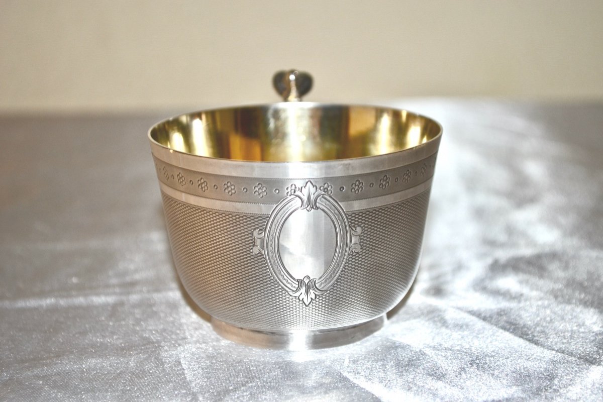 Tasse à Café En Argent Massif Napoléon III-photo-4