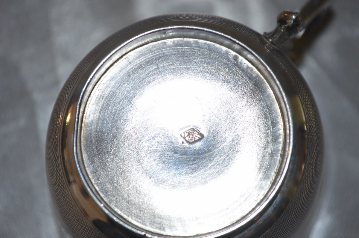 Tasse à Café En Argent Massif Napoléon III-photo-6