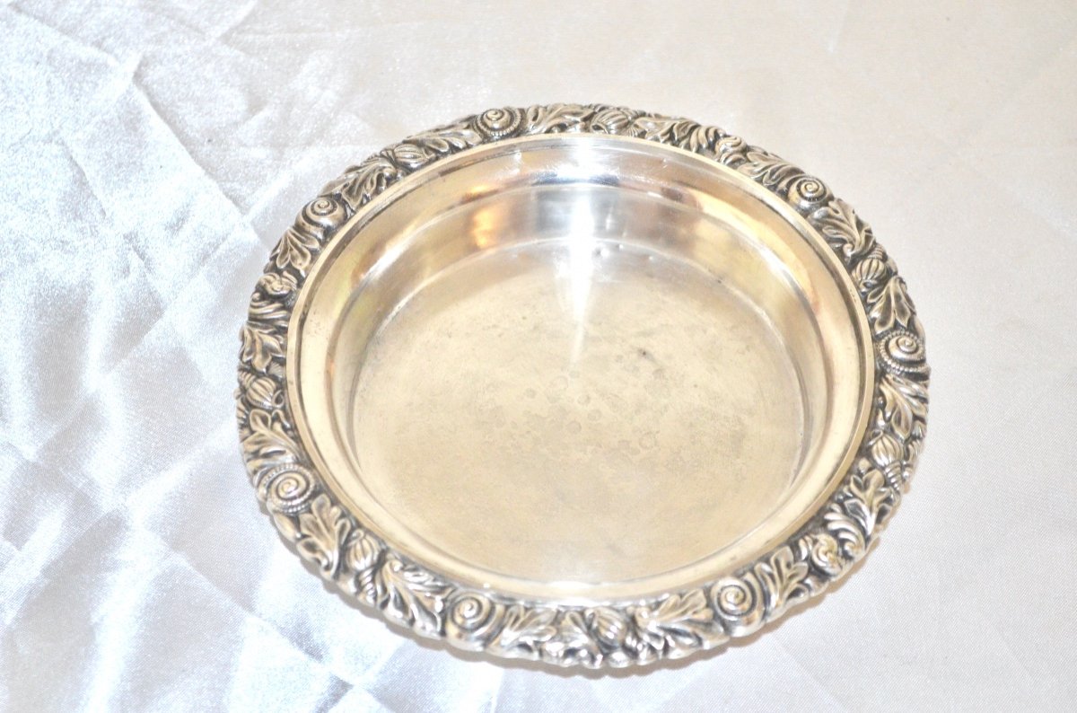 Pair Of Carafe Coasters In Sterling Silver 19th Century -photo-3