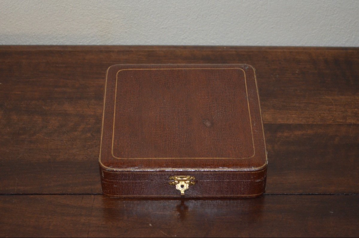 Suite Of 12 Dessert Spoons In Sterling Silver Art Deco Period -photo-2