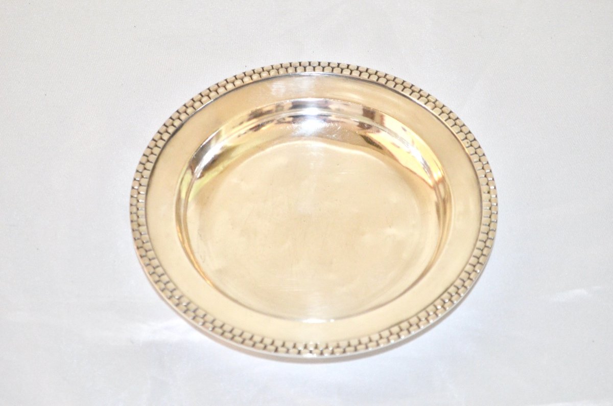 Bottle Coasters In Sterling Silver Art Deco Period By Puiforcat -photo-2
