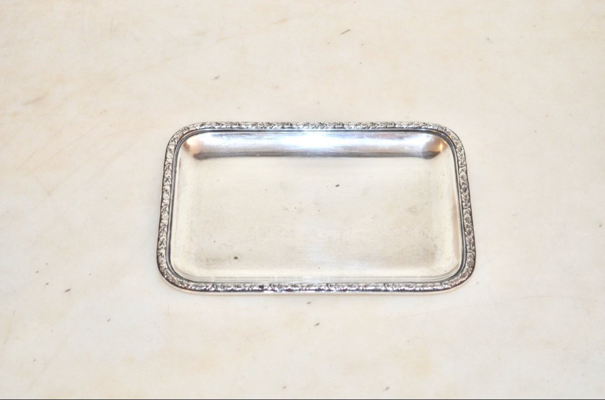 19th Century Sterling Silver Business Card Tray -photo-1