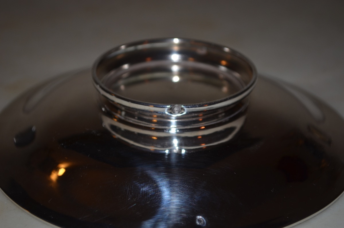 Large 19th Century Solid Silver Chocolate Cup-photo-7