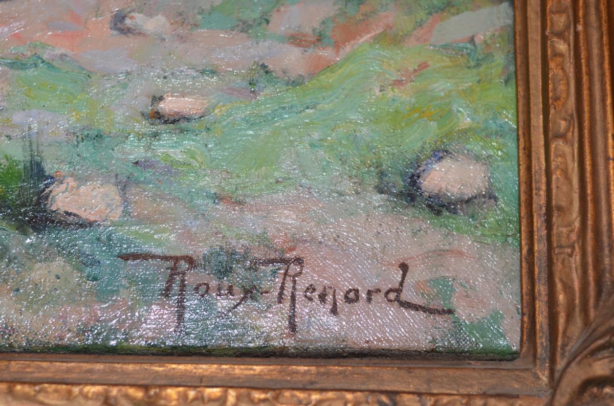 Size Des Oliviers Signed Renard Roux-photo-2
