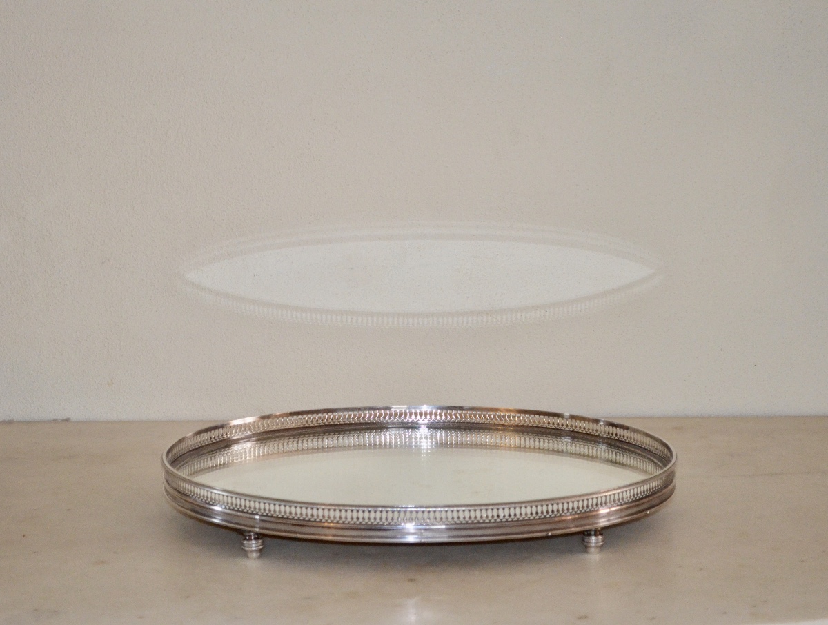 19th Century Solid Silver Odiot Centerpiece -photo-2