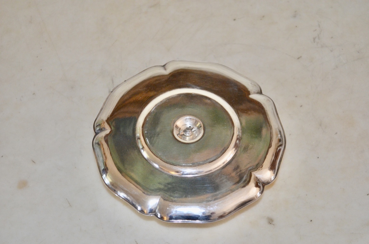 Bol à caviar en argent massif par Émile Puiforcat -photo-2