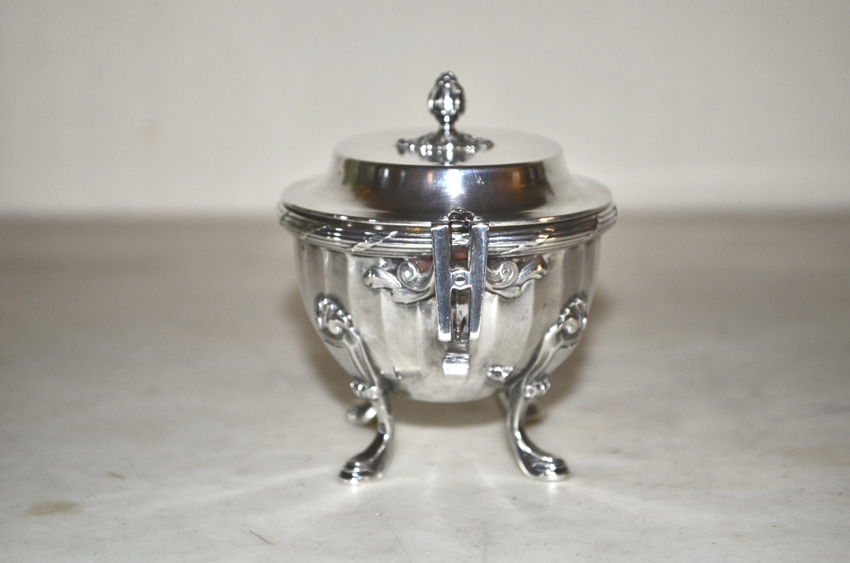 Solid Silver Sugar Bowl, 19th Century, By Cardeilhac -photo-4