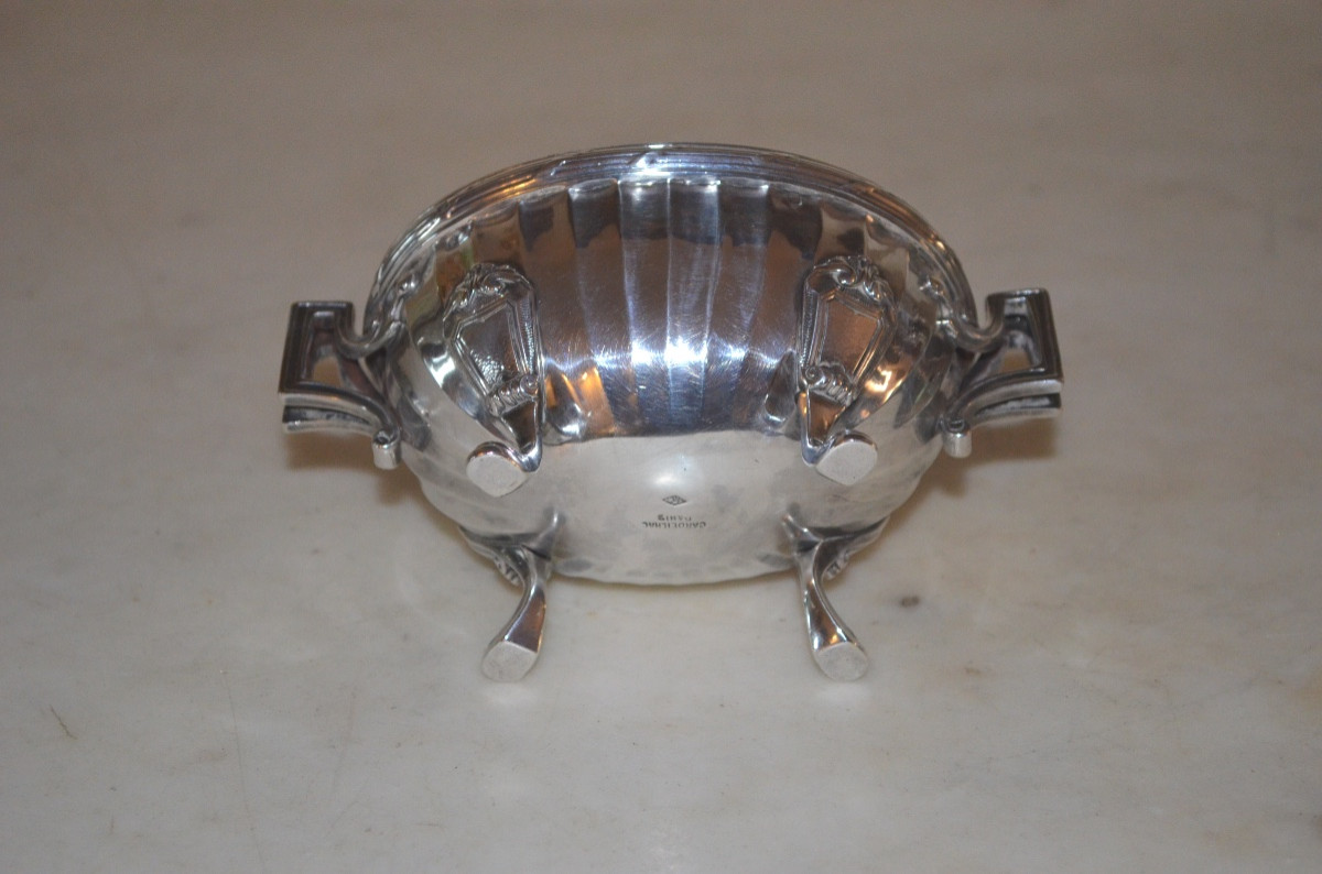 Solid Silver Sugar Bowl, 19th Century, By Cardeilhac -photo-5