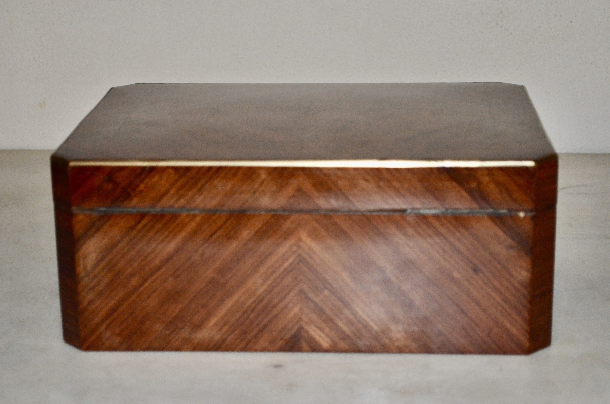 coffret en bois de rose 19eme siècle -photo-2