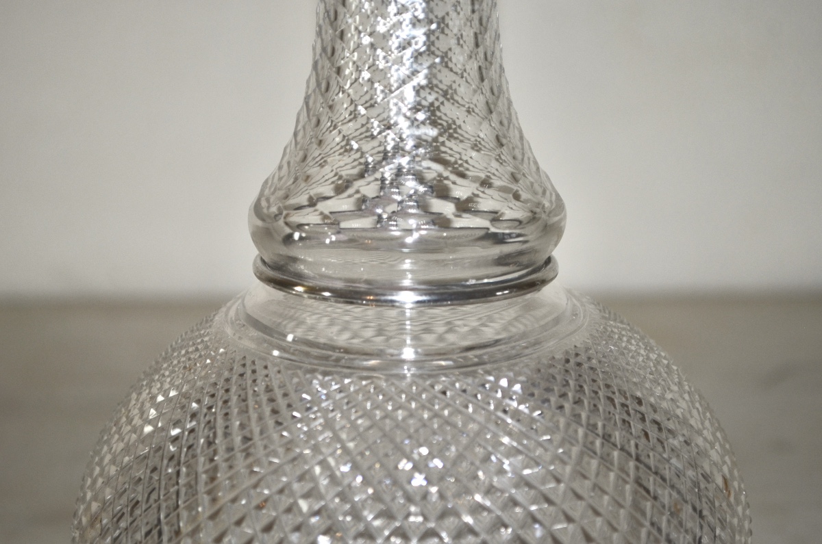 Large Ewer In Solid Silver And Crystal By Odiot-photo-4