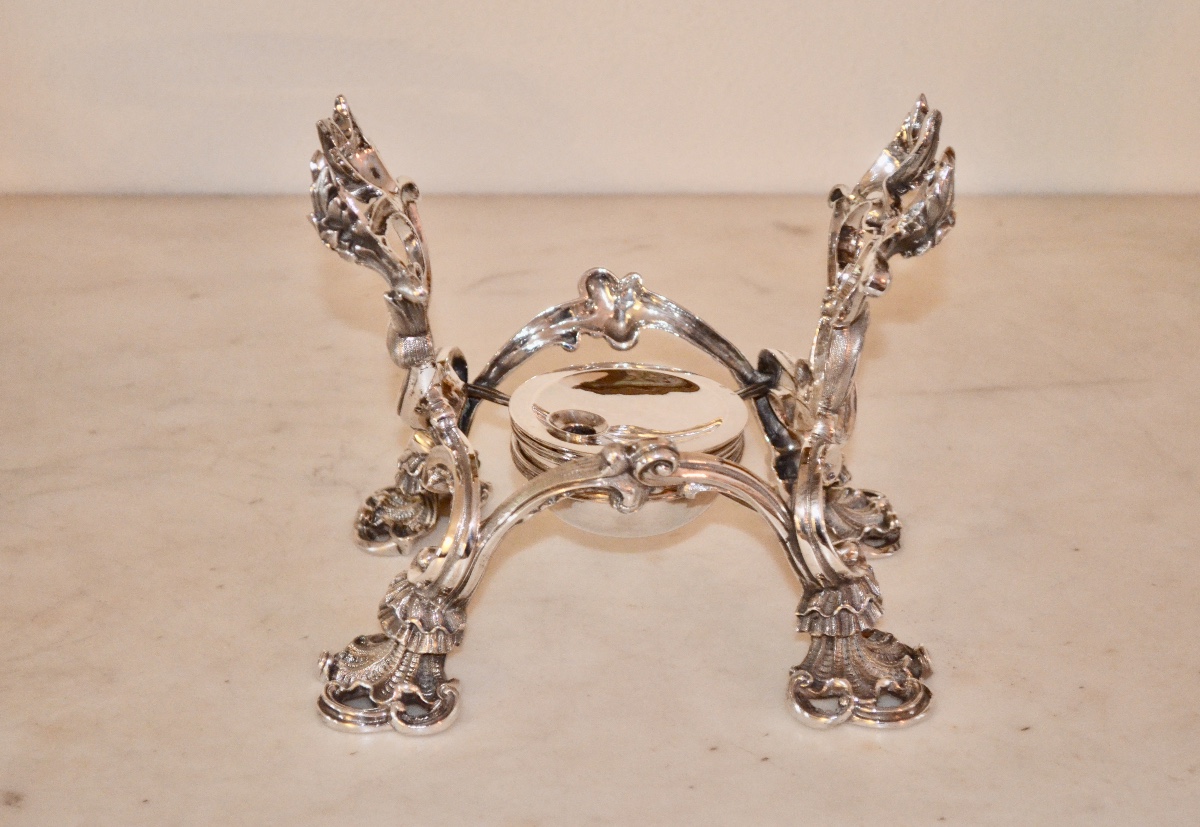 Important samovar en argent massif  début 19eme siècle par ODIOT-photo-6