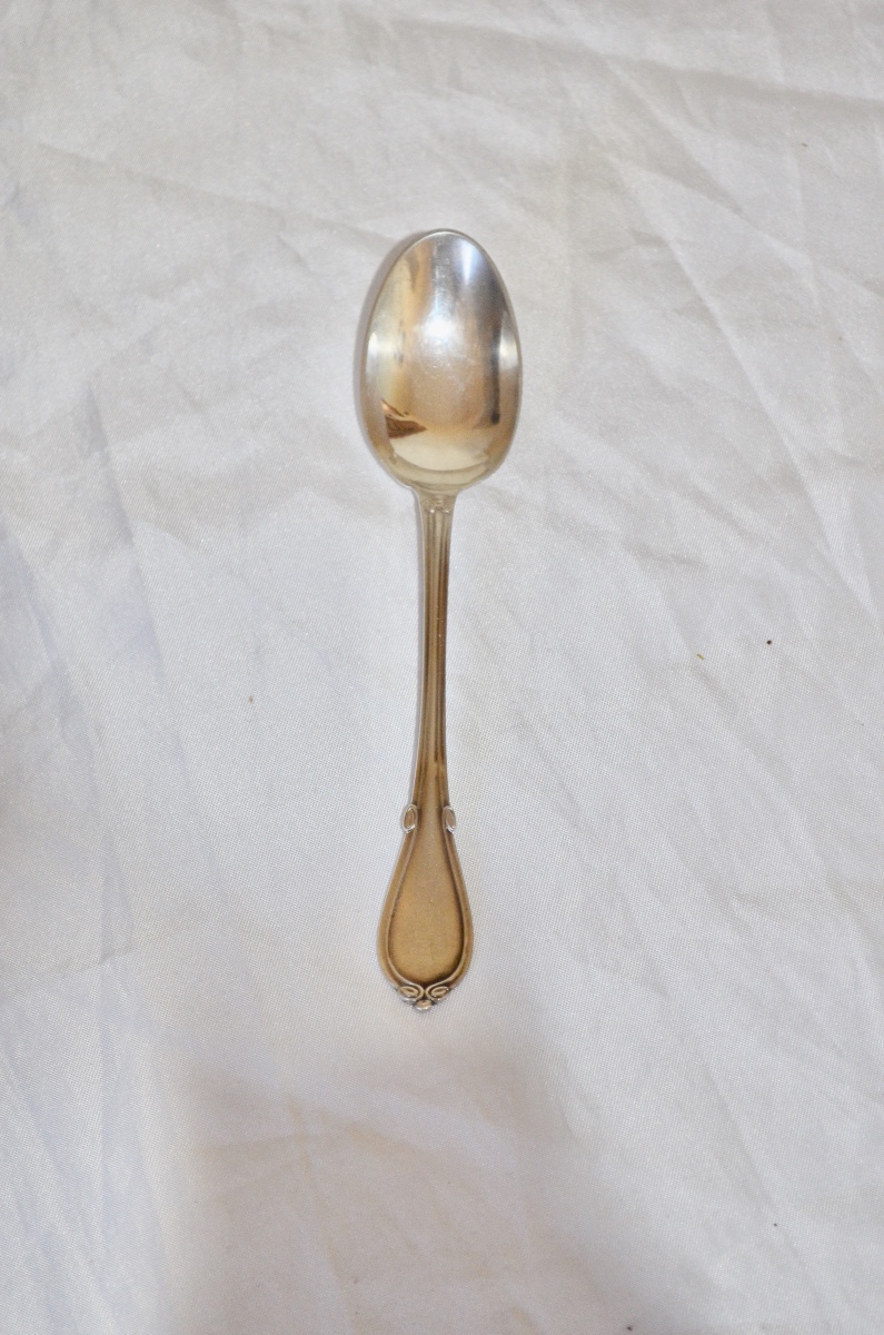 Odiot 12 Large Silver Coffee Spoons-photo-4