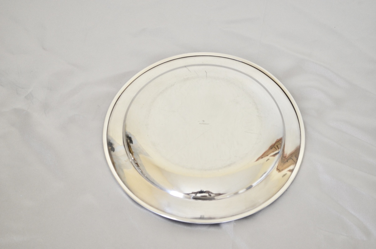 Plat  en argent massif Puiforcat -photo-3