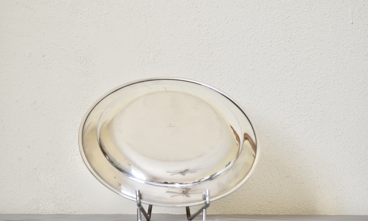 Plat  en argent massif Puiforcat -photo-1
