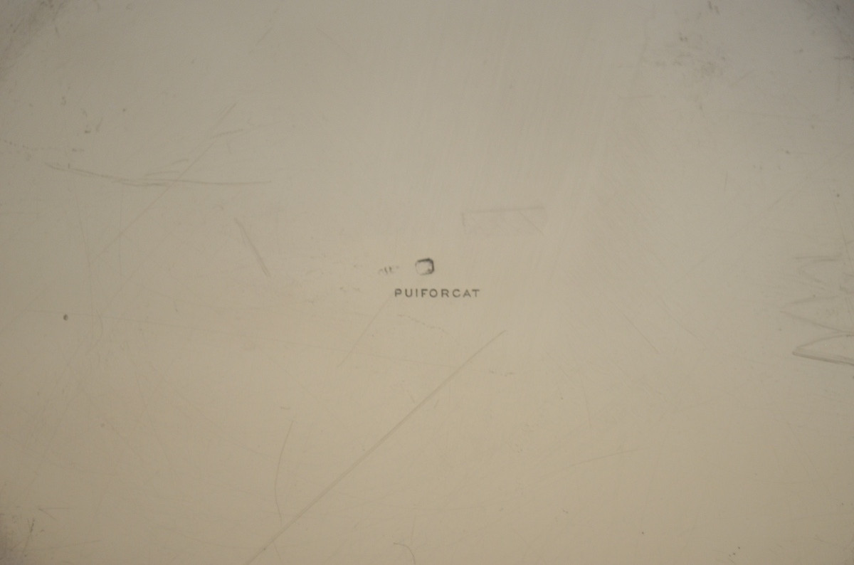 Plat  en argent massif Puiforcat -photo-2