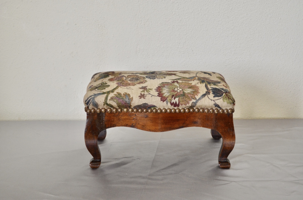 Louis Philippe Period Walnut Footrest