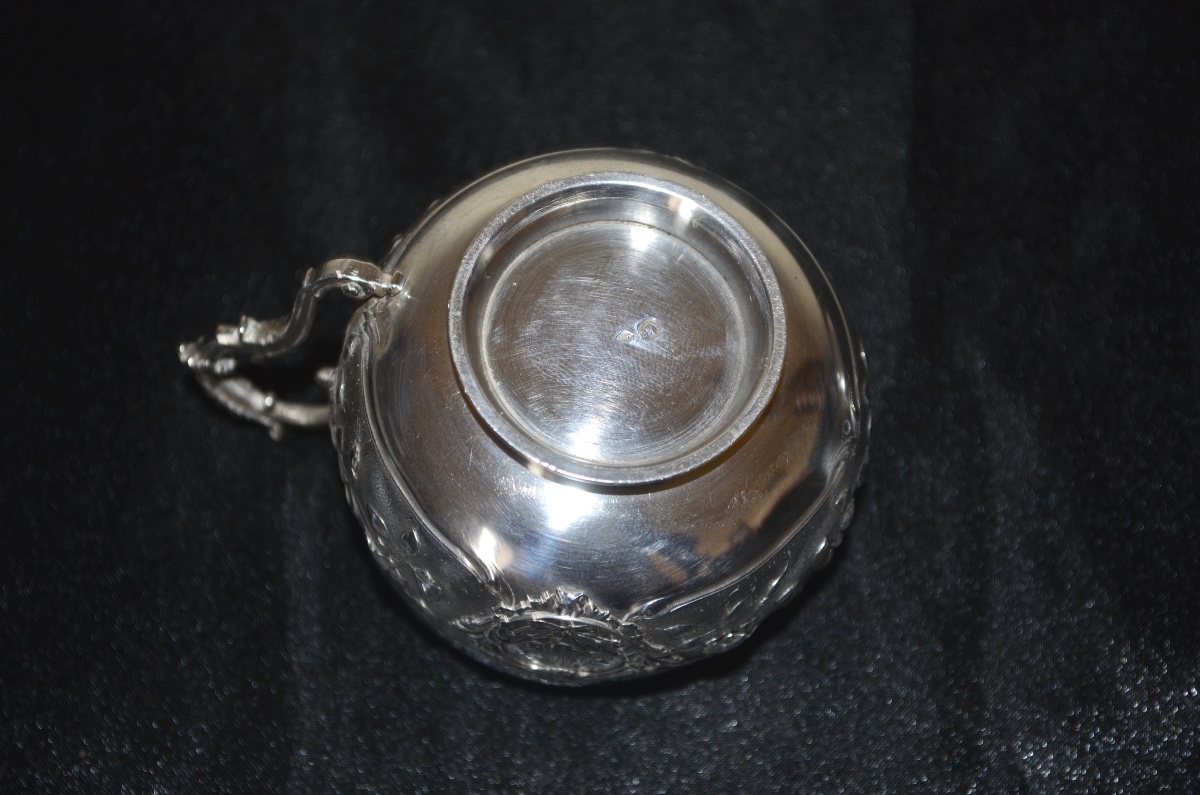 Tasse en argent massif 19eme siècle -photo-5