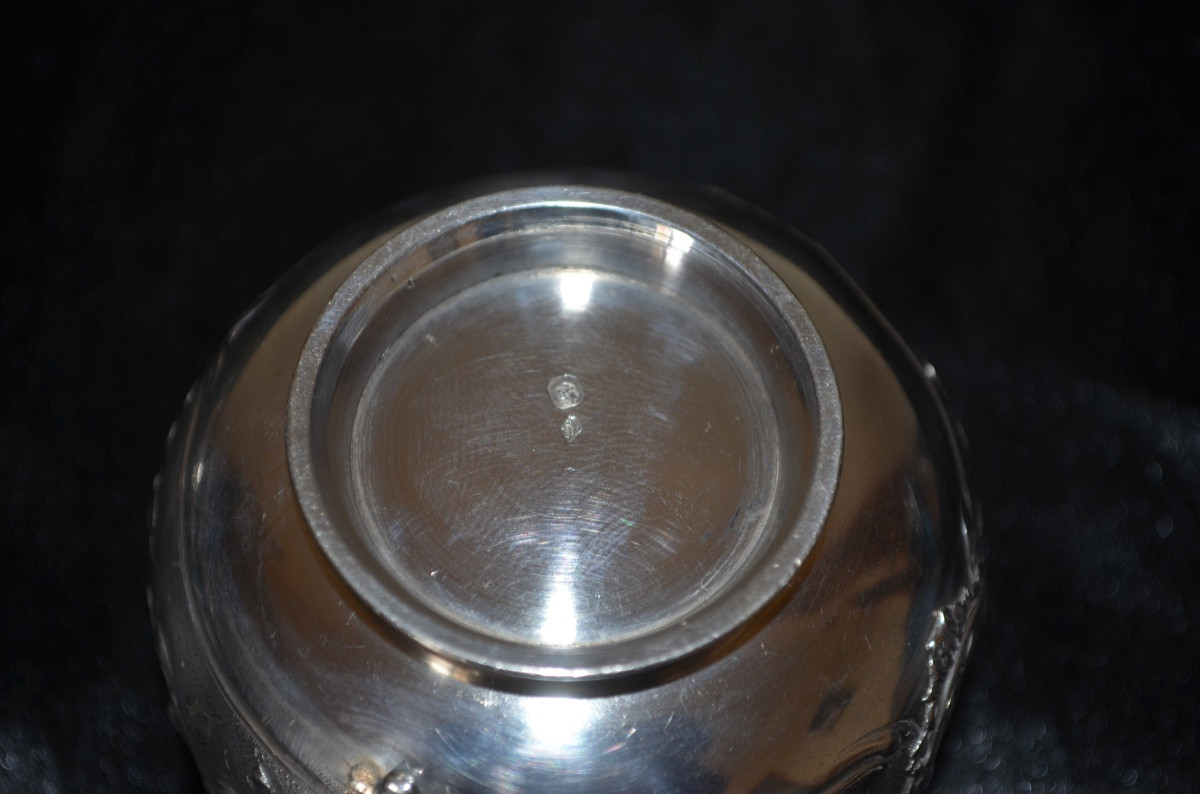Tasse en argent massif 19eme siècle -photo-6