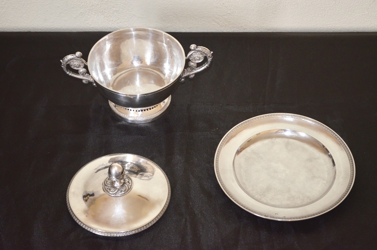Solid Silver Bouillon Early 19th Century-photo-2