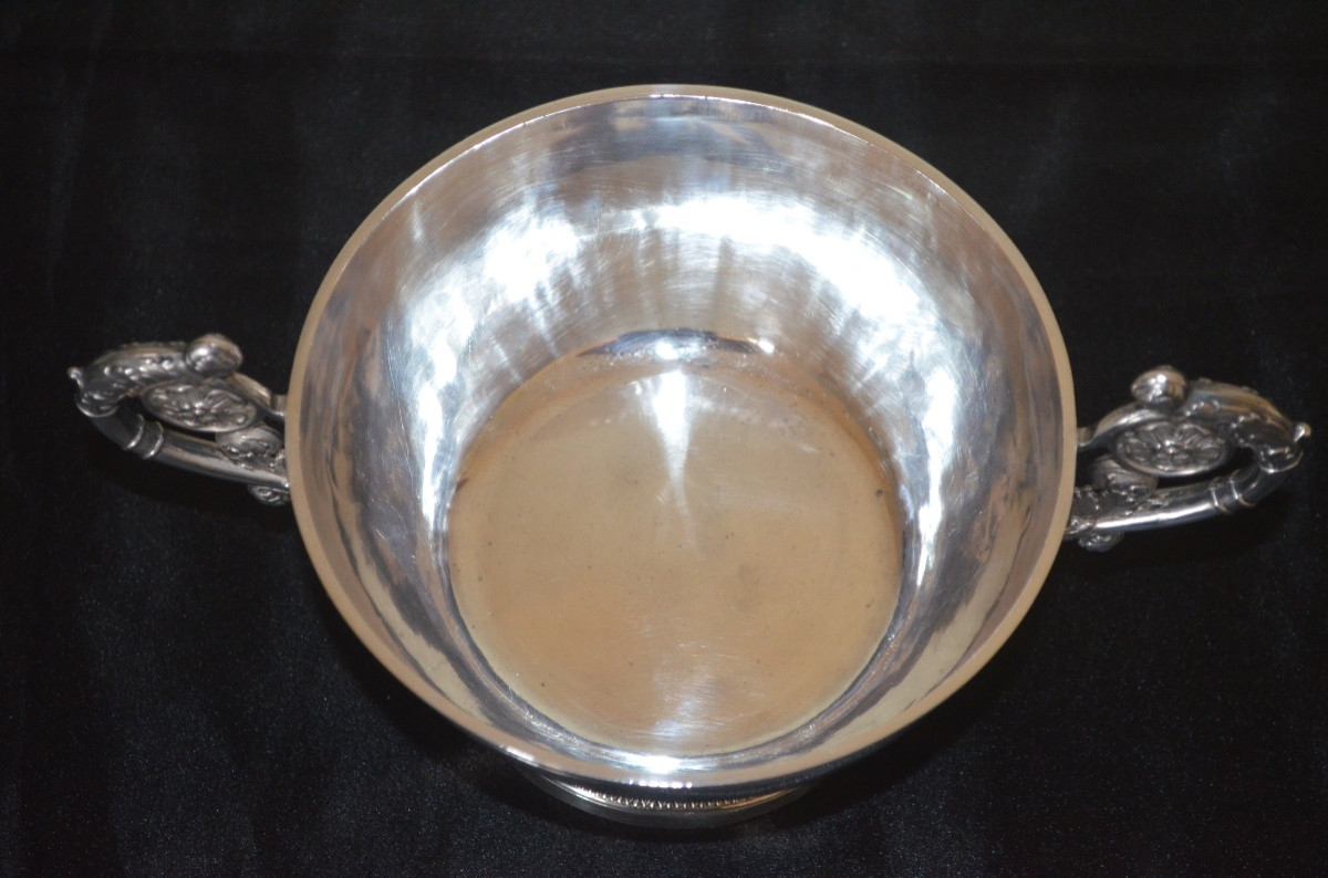Solid Silver Bouillon Early 19th Century-photo-5