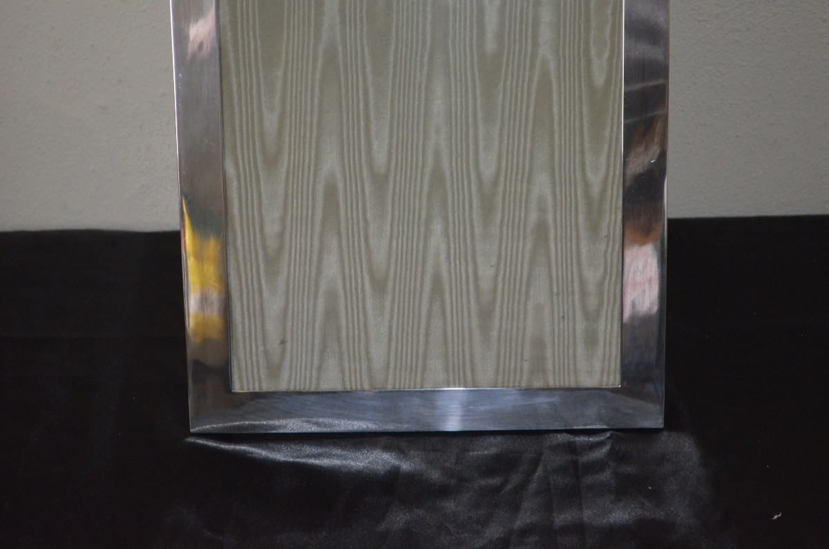 Large Silver Photo Frame, Early 20th Century-photo-3