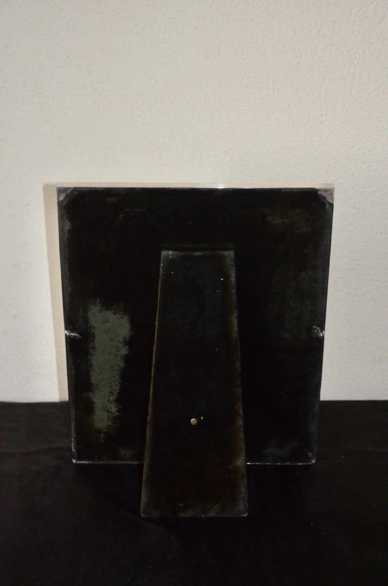 Large Silver Photo Frame, Early 20th Century-photo-2